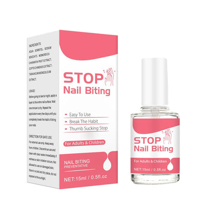 Stop Nägelkauen Nagellack - Daumenlutschen Stop Nails Polish - anti Nagelkauen,No Bite Nagellack Für Erwachsene Und Kinder,Gegen Fingernägel Beißen - Schnelle Und Einfache Anwendung (1PCS, One Size)