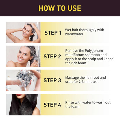 Haarfärbeshampoo, 500Ml Shampoo Für Gefärbtes Haar, Glättendes Shampoo, Hair Dye Shampoo 3-In-1, Reinigendes & Reparierendes Shampoo, Braun, Magic Hair Shampoo