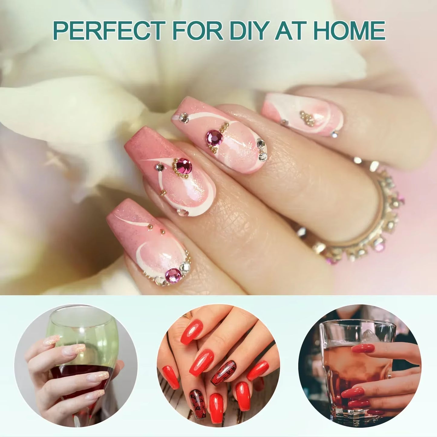 120Pcs/Box Gel X Nail Tips Medium Short Shape Almond/Square/Soft Gel Nail Tips False Nails Soak off Easy Nail Extensions