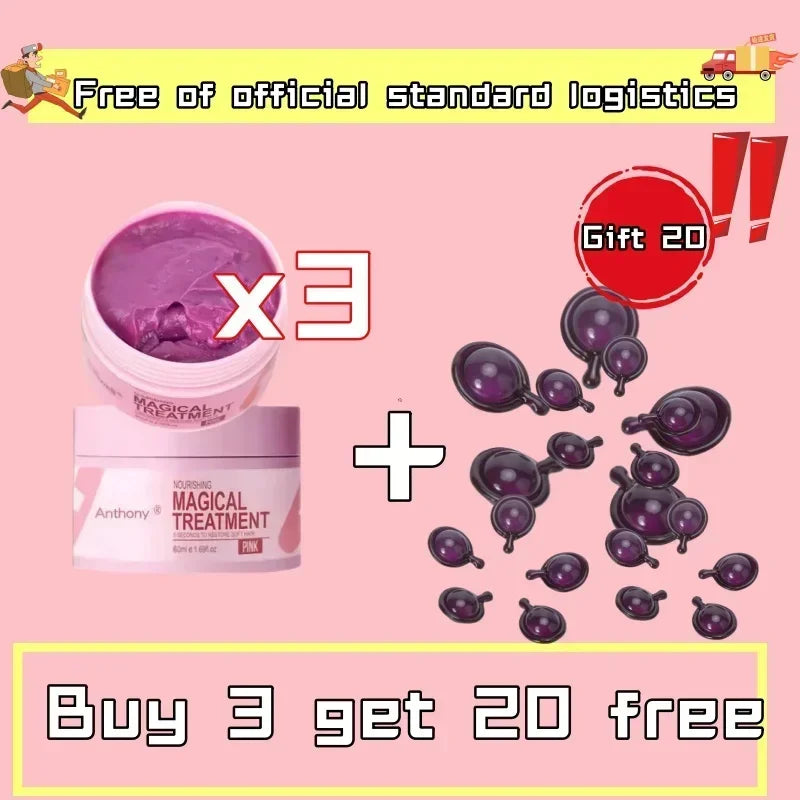Pro Keratin Collagen Hair Mask Deeply Moisturize Hair Repair Dry Frizzy Damaged Magical Soften Straighten Smooth Shiny Hair Care