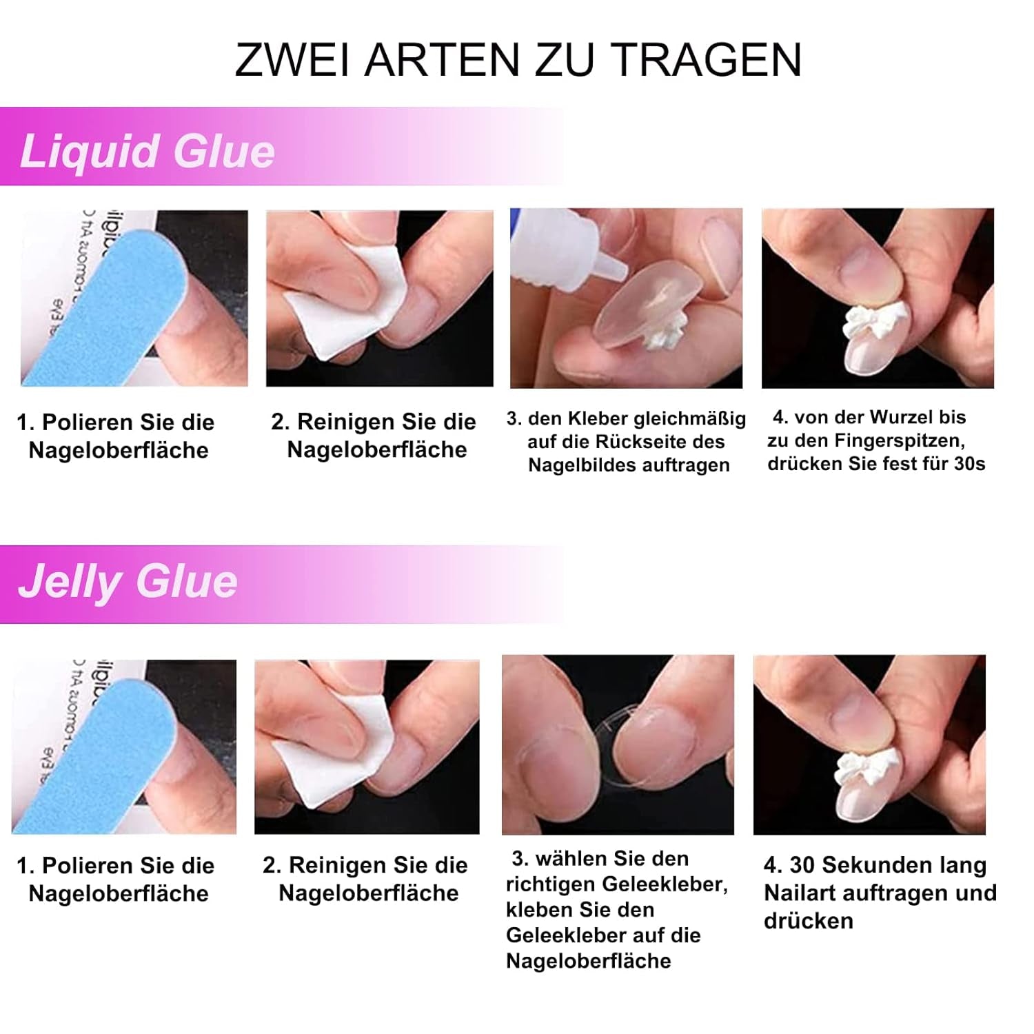 Mouyouglow Press on Nails Kurz,Almond Dunkel Rot Burgundisch Einfarbige Glossy Fake Nails Kunstnägel Mit Nagelkleber,Dark Wine Red Künstliche Fingernägel