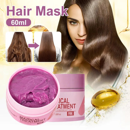 Pro Keratin Collagen Hair Mask Deeply Moisturize Hair Repair Dry Frizzy Damaged Magical Soften Straighten Smooth Shiny Hair Care