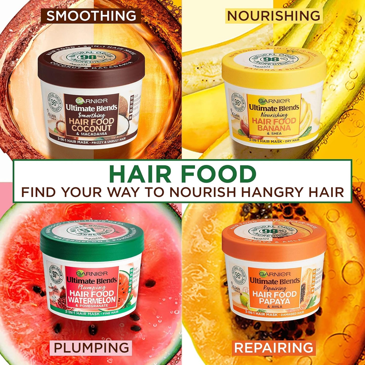 Garnier Ultimate Blends Haar, 390 Milliliter