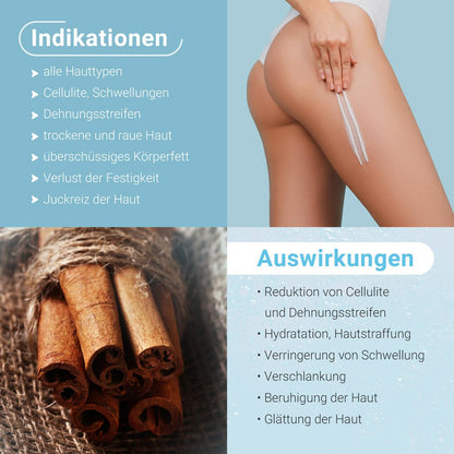 Clarena - Körperpeeling Damen - Dichtes Grobes Body Scrub - Anticellulite Body Peeling 250 Ml - Sugar Scrub - Sheabutter Creme - Traubenöl Duschpeeling - Kaffeepulver Exfoliating Scrub