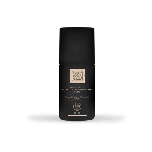 Thats Me Organic Bio Deo Roll-On Sensitive 24H (50Ml) – Natürliches Deo Ohne Aluminium Und Alkohol – Sanft Zur Haut Dank Aloe Vera – Für Alle Hauttypen – Vegan Und Natrue Bio Zertifiziert