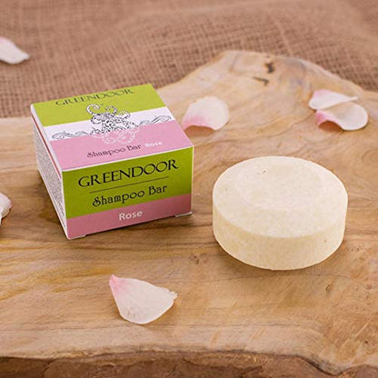 GREENDOOR Bio Shampoo Bar SPARSET HARMONY Honig & Rose 2 X 75G, Festes Haarshampoo Natürlich Ohne Sulfate, Naturkosmetik Mit Aloe Vera, Natur Haar-Pflege Haare