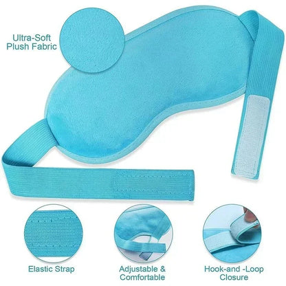 New Gel Eye Mask Reusable Beads for Hot Cold Therapy Soothing Relaxing Beauty Gel Eye Mask Sleeping Ice Goggles Sleeping Mask