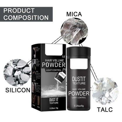 Hair Powder, Hair Fluffy Powder, Hair Volumising Powder, Hair Styling Powder, Volume Fluffy Hair Powder, Mattifying Hair Powder, Keep Hair Soft and Fluffy All Day Long(8G)