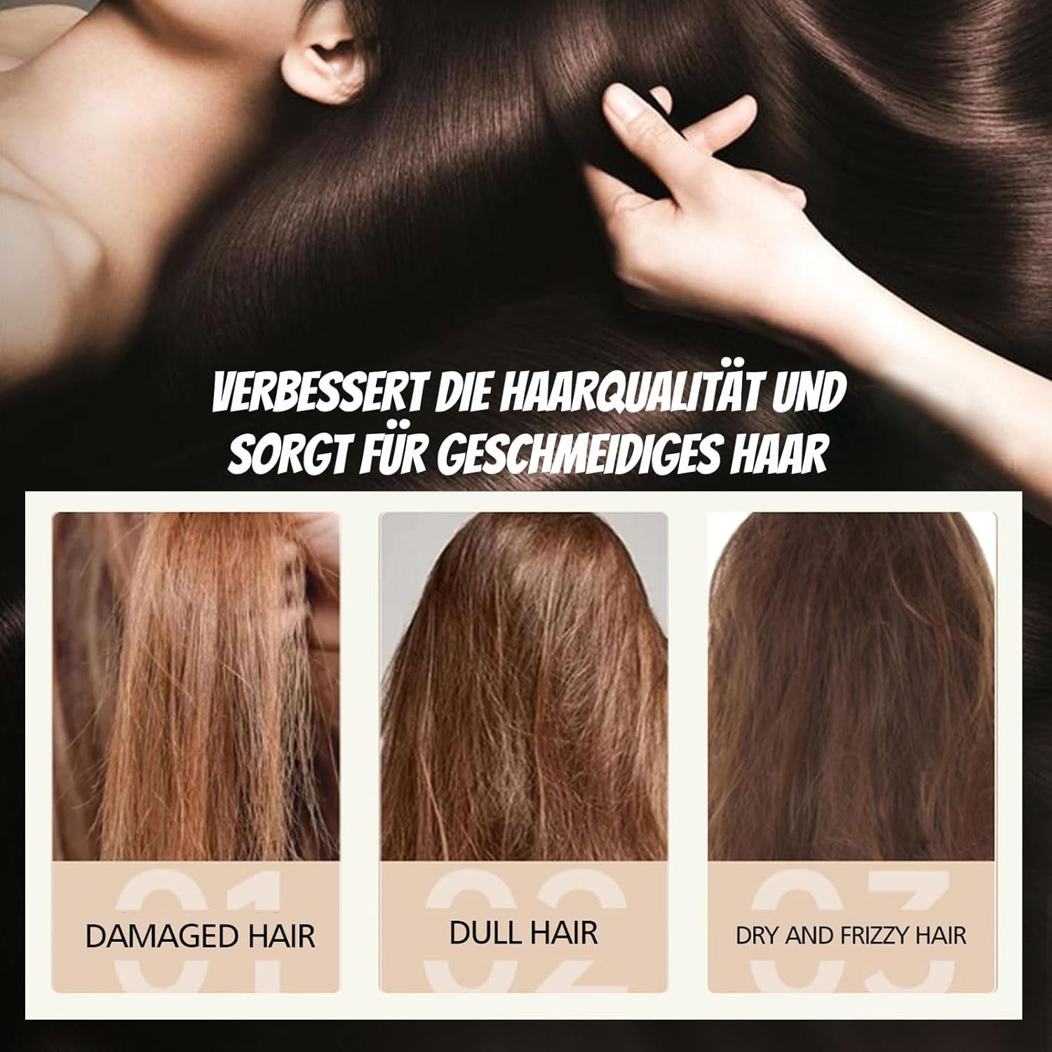 Reiswasser Shampoo- Und Conditioner 2-In-1 - Fester Shampoo Bar Für Trockenes Und Geschädigtes Haar, anti Spliss Frizz, Rice Water, 100G