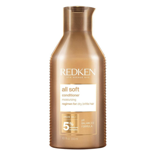 Redken Spülung Für Trockenes Und Brüchiges Haar, Belebt Und Hydratisiert, Mit Fettsäuren, Antioxidantien Und Argan-Öl, All Soft Conditioner