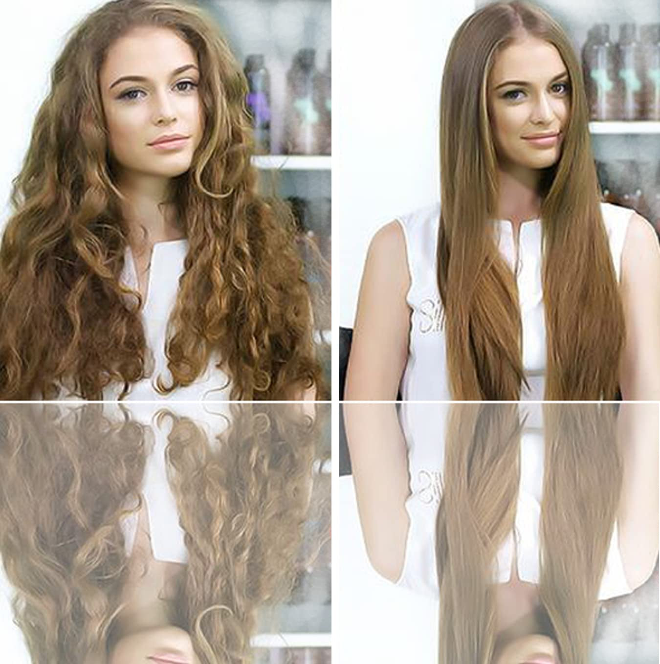 Gold Label Professional Brazilian Keratin Blowout Hair Treatment Super Enhanced Formula Specifically Designed for Coarse, Curly, Black, African, Dominican, and Brazilian Hair Types 240Ml