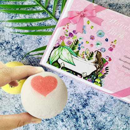 Bath Bombs, 7 Natural Bath Bomb Gift Set, Handmade Bubble Bathbombs for Women Kids, Gifts for Mom Her Girlfriend, Mothers Day Gifts, Birthday Valentines Christmas Gifts for Women