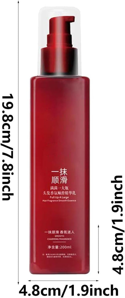 Anti-Frizz-Haarseren - Natürlich Duftende Pflanzenextrakte Haarreparaturseren - 200 Ml Haarreparaturseren Mit Praller Feuchtigkeitsessenz, Nährender Haaressenz, Frizz-Control-Haarpflege