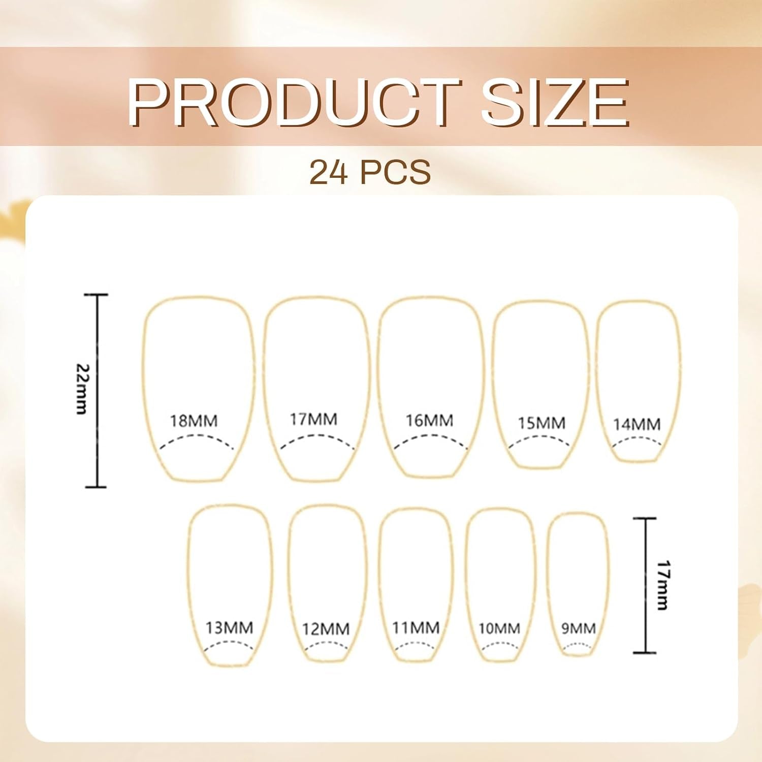 24 Stück Nude Pink Press on Nail, Kurze Quadratische False Nägel, Press-Ons Acryl Falschnägel Mit Gradient-Designs, Kurze Künstliche Glänzende Nägel
