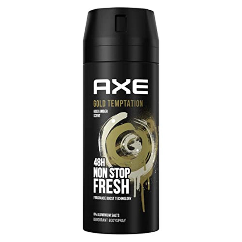 Axe Bodyspray Gold Temptation Ohne Aluminiumsalze 6X 150Ml