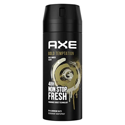 Axe Bodyspray Gold Temptation Ohne Aluminiumsalze 6X 150Ml