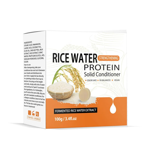 Reisshampoo Bar, Reiswasser Shampoo Bars, Rice Water for Hair Shampoo Bar, 2 in 1 Reiswasser-Shampoo- Und Conditioner-Riegel, Anti-Haarausfall Reis Shampoo Bar,Für Haarwachstum & Stärkung