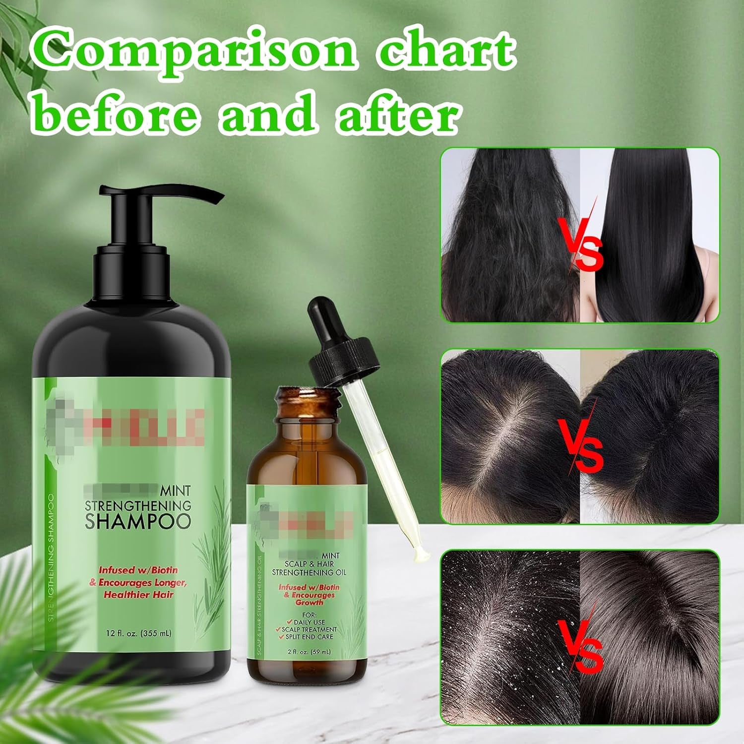 Rosmarin Shampoo Rosmarinöl Haare Rosmarin Shampoo Damen 335Ml Und 59Ml Rosmarin Oil Shampoo Haare Shampoo Damen Locken Veganes Rosmarin Shampoo Für Frauen Männer