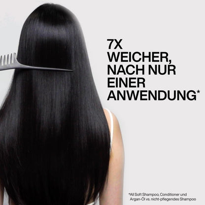 Redken Spülung Für Trockenes Und Brüchiges Haar, Belebt Und Hydratisiert, Mit Fettsäuren, Antioxidantien Und Argan-Öl, All Soft Conditioner