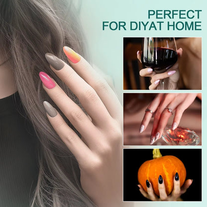 120Pcs/Box Gel X Nail Tips Medium Short Shape Almond/Square/Soft Gel Nail Tips False Nails Soak off Easy Nail Extensions