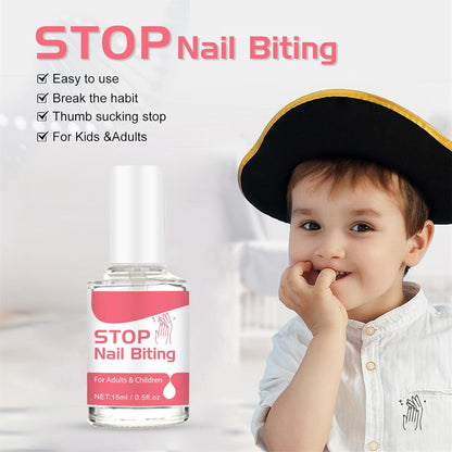Stop Nägelkauen Nagellack - Daumenlutschen Stop Nails Polish - anti Nagelkauen,No Bite Nagellack Für Erwachsene Und Kinder,Gegen Fingernägel Beißen - Schnelle Und Einfache Anwendung (1PCS, One Size)