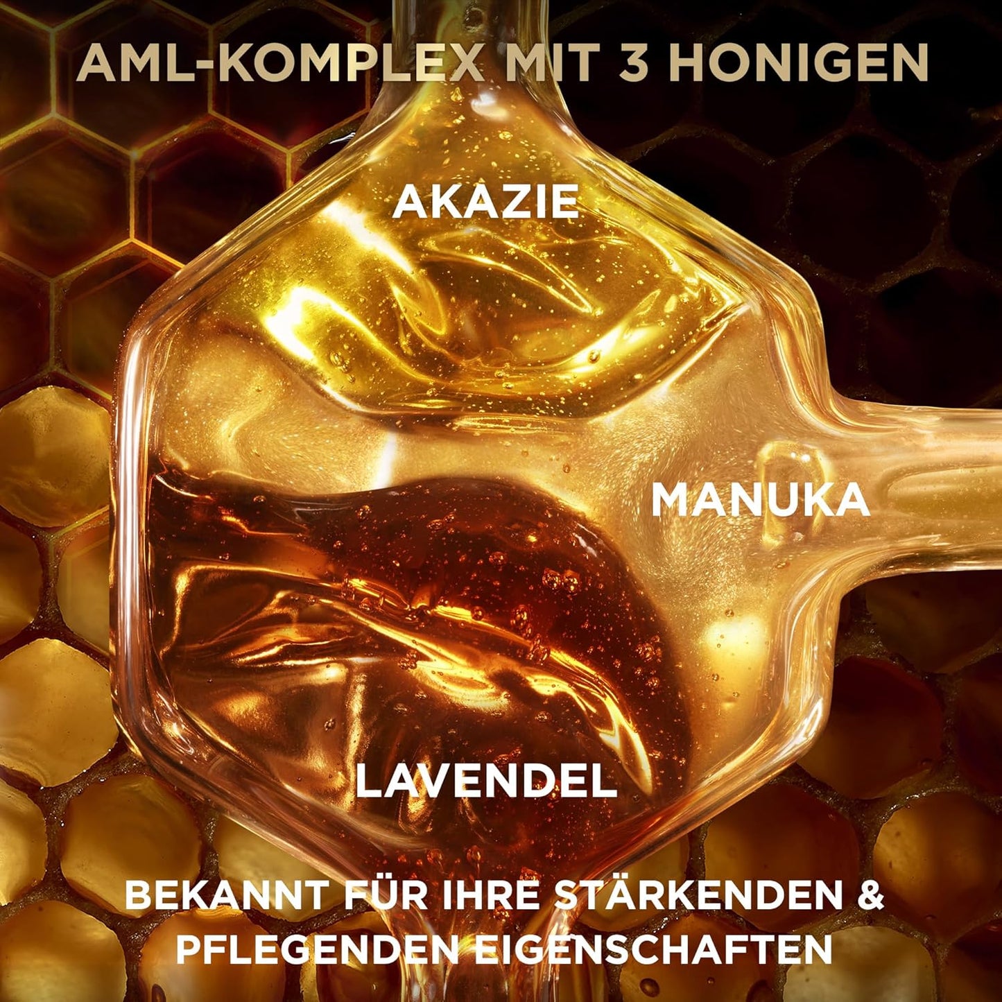 Garnier Wahre Schätze Haarpflege-Set Mit Akazienhonig, Manuka Und Lavendel, Honig-Schätze Shampoo (250 Ml), Spülung (200 Ml), 1-Minute Haarkur (340 Ml), 3-Teilig