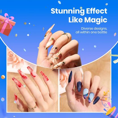 Beetles Blooming Gel, 15 Ml, Klarer Uv-Nagellack Für Nailart-Design, Blumen-Gel-Nagellack Zum Auftragen Von Effekten Beim Nageldesign, Maniküre, Geschenk Für Frauen