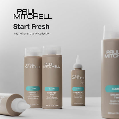 Paul Mitchell Shampoo Two - Clarifying Shampoo Reinigt Fettiges Haar Und Fettige Kopfhaut, Tiefenreinigung Für Die Haare in Salon-Qualität, 300 Ml