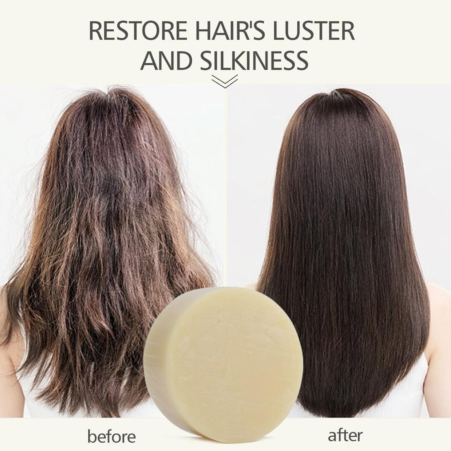 Reisshampoo Bar, Reiswasser Shampoo Bars, Rice Water for Hair Shampoo Bar, 2 in 1 Reiswasser-Shampoo- Und Conditioner-Riegel, Anti-Haarausfall Reis Shampoo Bar,Für Haarwachstum & Stärkung