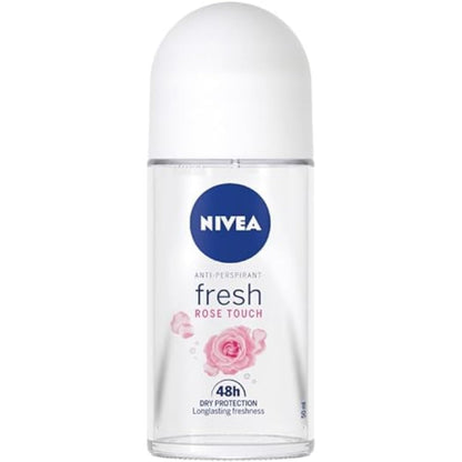 NIVEA Rose Touch 48 H Antitranspirant Im Kugel Für Damen 50 Ml