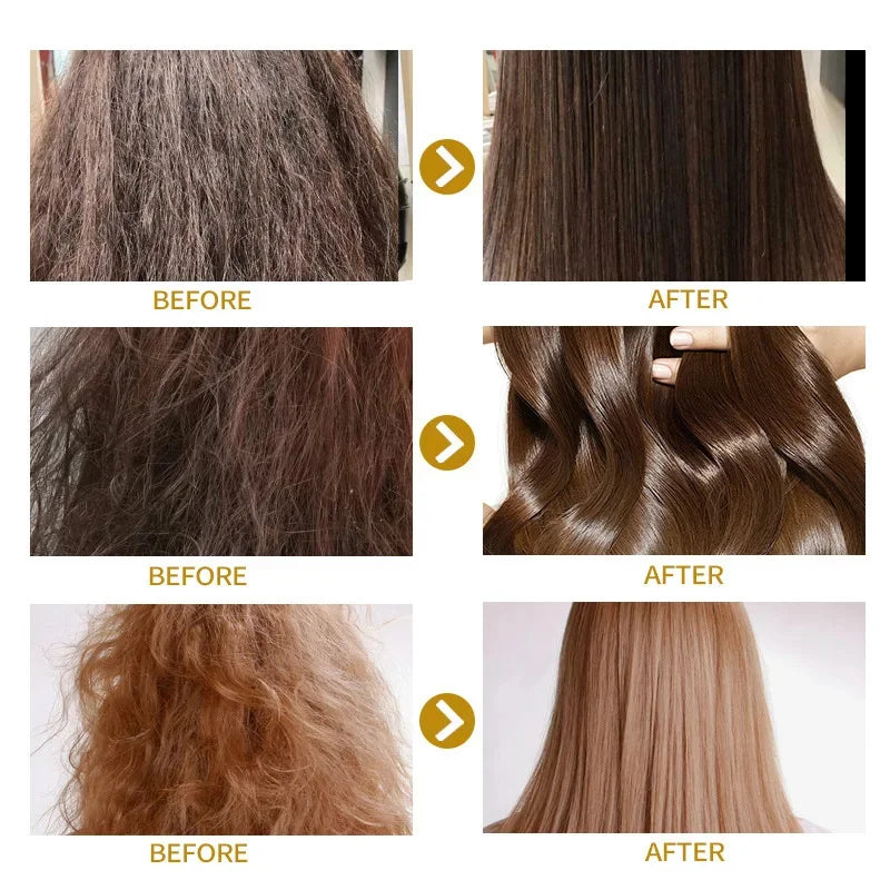 Pro Keratin Collagen Hair Mask Deeply Moisturize Hair Repair Dry Frizzy Damaged Magical Soften Straighten Smooth Shiny Hair Care