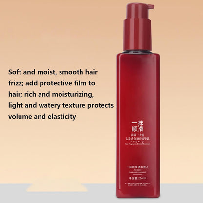 Anti-Frizz-Haarseren - Natürlich Duftende Pflanzenextrakte Haarreparaturseren - 200 Ml Haarreparaturseren Mit Praller Feuchtigkeitsessenz, Nährender Haaressenz, Frizz-Control-Haarpflege