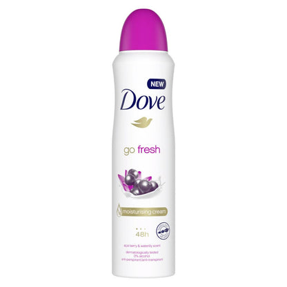 Dove Go Fresh Acai Lufterfrischer, 150 Ml X 6
