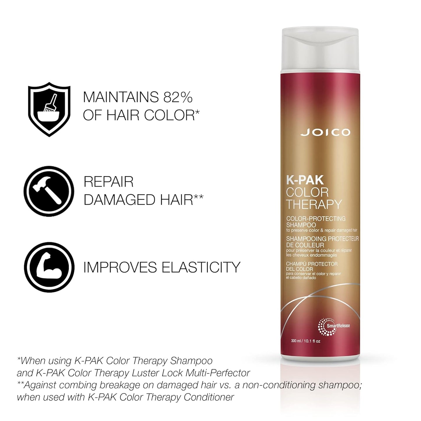 K-Pak Color Therapy Shampoo and Conditioner 10.1Oz Duo by