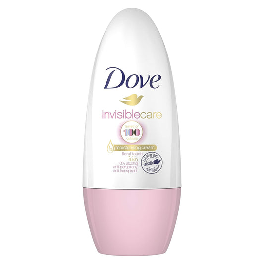 Dove Invisible Care Anti-Transpirant Deo Roll-On, 6Er Pack (6 X 50 Ml)