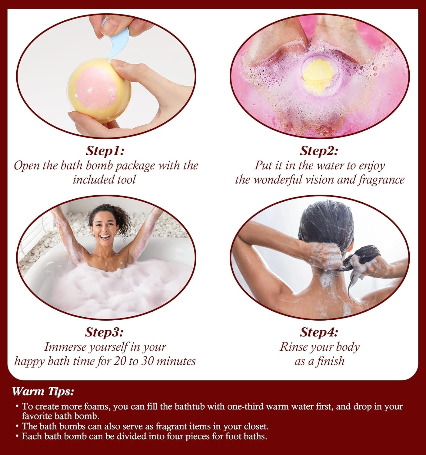 12 Pack Bath Bombs with Surprise Toys Inside, 2.6 Lbs Organic Bath Bombs for Kids, Bubble Bath Bomb Gift Set, Natural Handmade Fizzy Balls Kit Great Gift for Christmas