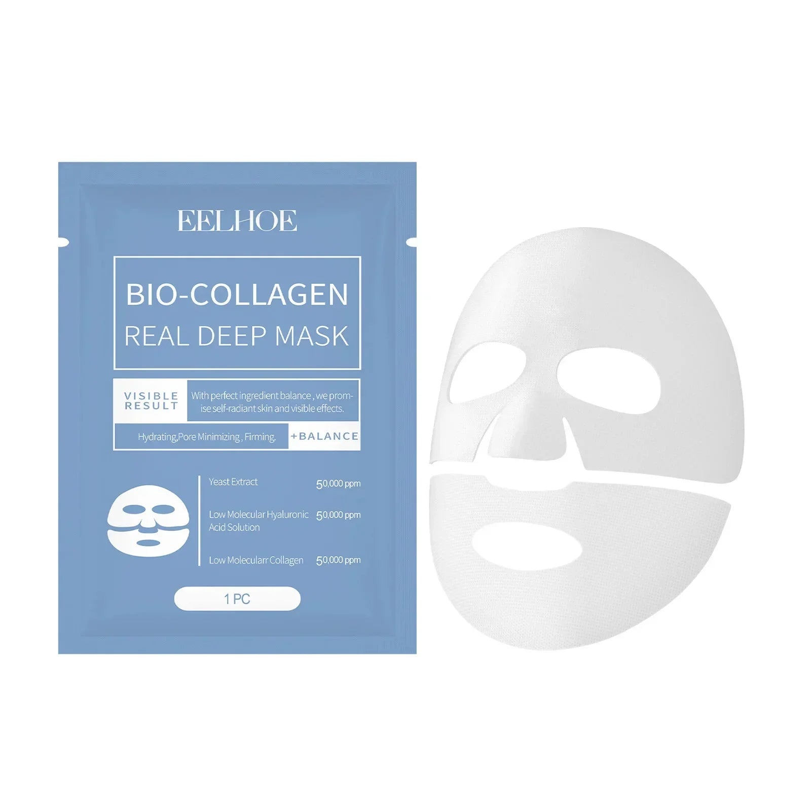 Collagen anti Wrinkle Facial Mask Fade Face Fine Line Lift Firm Skin Anti-Aging Moisturizing Brighten Skin Care Korean Cosmetics