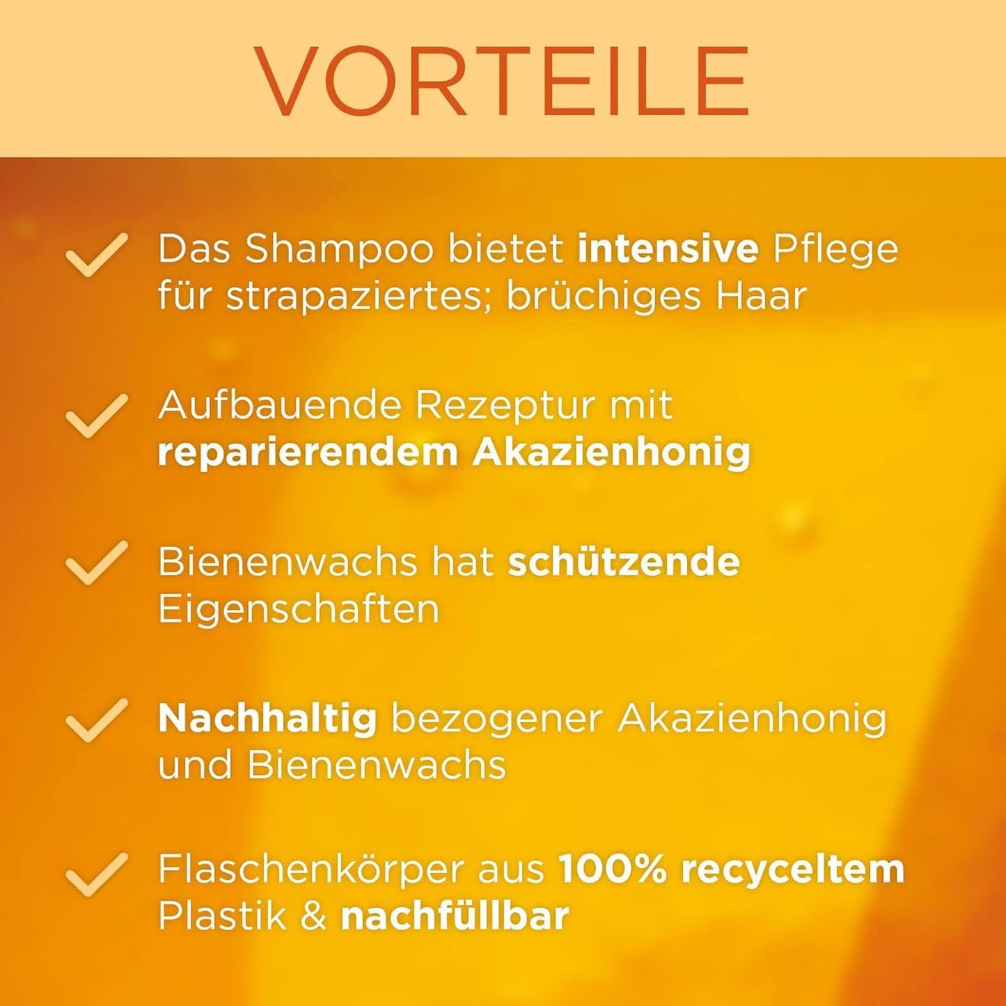 Garnier Wahre Schätze Reparierendes Shampoo Honig Schätze, Kräftigt Und Nährt Strapaziertes Und Brüchiges Haar, 3 X 250 Ml
