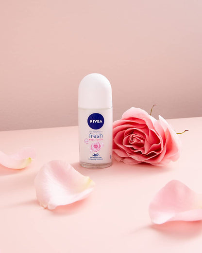 NIVEA Rose Touch 48 H Antitranspirant Im Kugel Für Damen 50 Ml